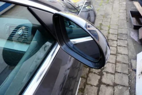 VW Passat 3C elektrischer Spiegel Außenspiegel rechts braun LC8Z anklappbar (115804)