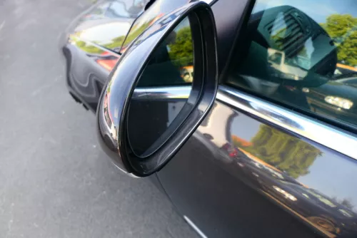 Passat 3C elektrischer Spiegel Außenspiegel links NUR Glas automatisch abblendba (115806)