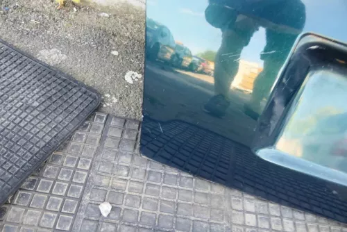 VW Golf 3 Cabrio Heckklappe Kofferraumklappe hinten Klappe grün LC6E (115863)