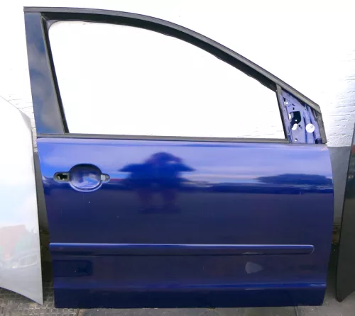 VW Polo 9N 9N3 Tür vorne rechts Beifahrertür 4/5-Türer blau LB5N (115935)
