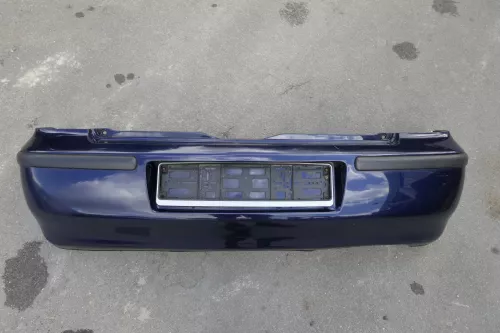 VW Polo 6N2 Stoßstange hinten Heckstoßstange Stoßfänger blau LB5N (116023)