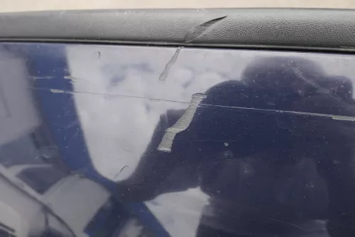 VW Golf 4 Kombi Avant Stoßstange hinten Heckstoßstange Stoßfänger blau LA5G (116033)