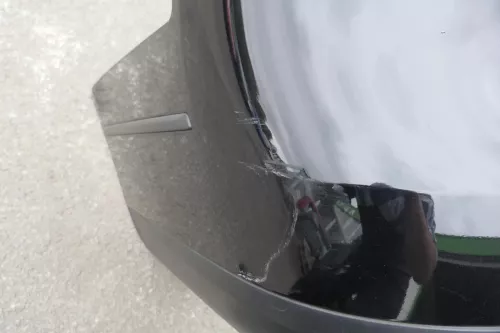 VW Passat 3C Kombi Stoßstange hinten Heckstoßstange Stoßfänger schwarz LC9X AHK (116170)