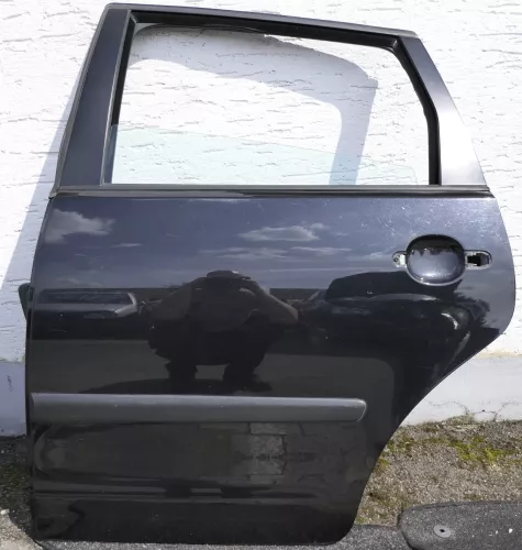 VW Polo 9N 9N3 Tür hinten links 4/5-Türer schwarz LC9Z