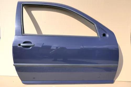 VW Golf 4 Tür vorne rechts Beifahrertür 2/3-Türer blau LA5G (116266)