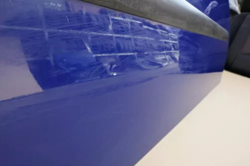 Seat Ibiza 6L Tür Beifahrertür 3-Türer vorne rechts blau LS5G (116268)