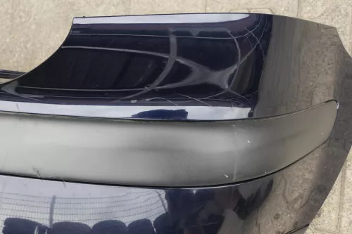 VW Golf 4 Limousine Stoßstange hinten Heckstoßstange Stoßfänger blau LC5H (116467)