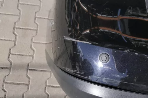 VW Passat 3C Kombi Stoßstange hinten Heckstoßstange Stoßfänger schwarz LC9X PDC (116486)