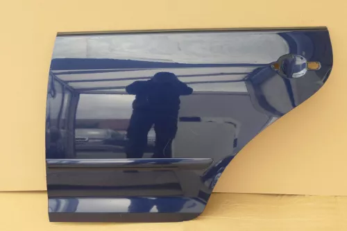 VW Golf Plus 5M Türblatt Tür Blech hinten links blau LD5Q 
