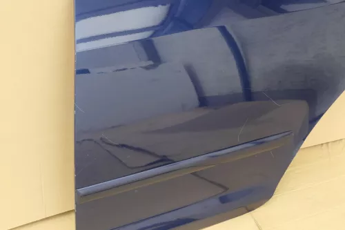 VW Golf Plus 5M Türblatt Tür Blech hinten links blau LD5Q (116590)