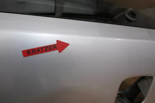Seat Leon 1M Heckklappe Klappe hinten Kofferraumklappe silber LS7N ohnedenSpoile (116647)