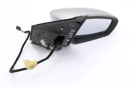 VW Polo 6R elektrischer Spiegel Außenspiegel rechts außen silber LA7W