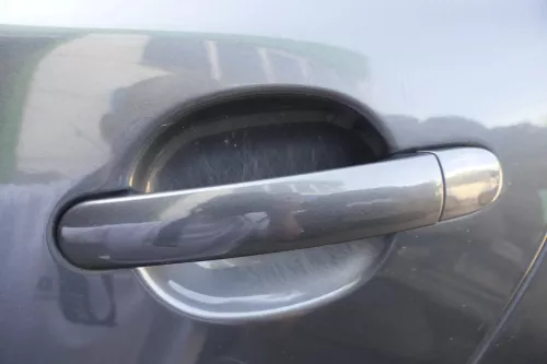 Skoda Octavia 1Z Kombi Tür hinten links silber grau 9153 LF8J  (ohneAnbauteile) (116989)