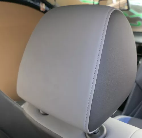 VW Polo 6R Kopfstütze vorne rechts links grau schwarz Kunstleder Leder GT GTI  (117367)