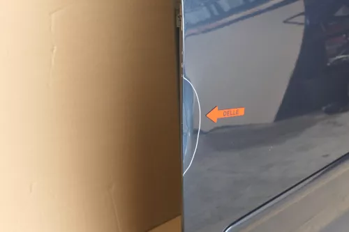 VW Golf 5 V 1K Tür vorne links Fahrertür 4/5-Türer blau LC5F -ohneAnbauteile (118070)