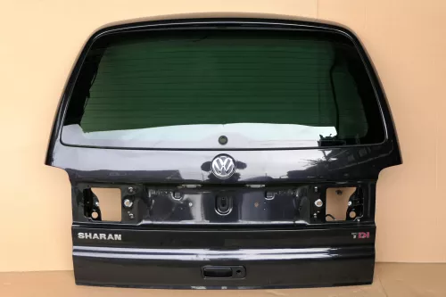 VW Sharan 7M Heckklappe Scheibe Klappe hinten ab Bj.2000 schwarz LC9Z