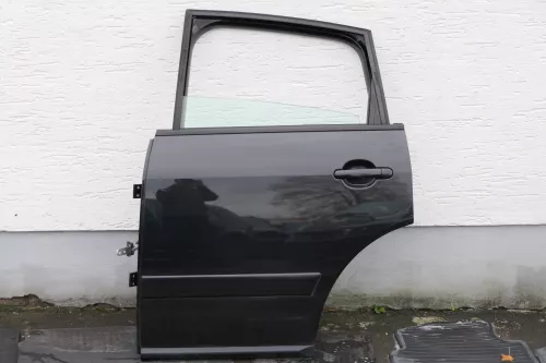 Audi A2 8Z Tür hinten links schwarz LZ9W -mit Rahmen, Scheibe und Fensterheber (118116)