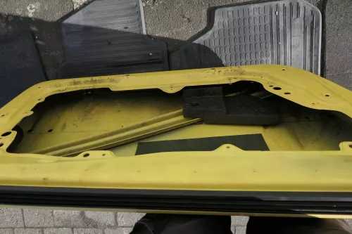 Seat Ibiza 6L Tür Fahrertür 3-Türer vorne links gelb LS1H (118179)