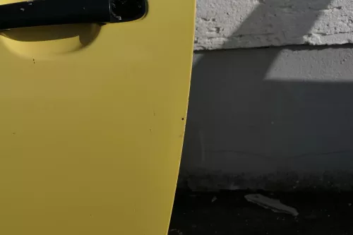 Seat Ibiza 6L Tür Fahrertür 3-Türer vorne links gelb LS1H (118179)