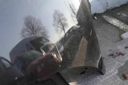 VW Lupo Motorhaube Klappe Frontklappe Haube vorne schwarz L041  (118488)