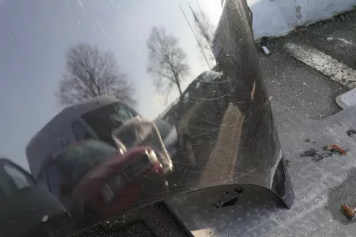 VW Fox 5Z Motorhaube Klappe vorn vorne schwarz L041 (118491)