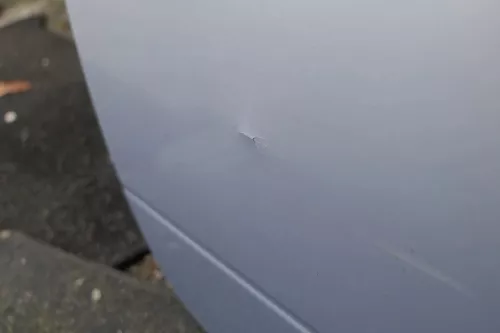VW Lupo 6E 3L FSI Tür vorne links Fahrertür grau blau LR7U (mechanischer Fenster (118742)