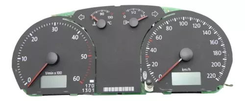 VW Polo 9N 3Tacho Tachometer Kombiinstrument 266.000km 6Q0920825F 1,4TDI BNV BNM (118882)