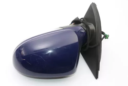 VW Passat 3C elektrischer Spiegel Außenspiegel links m. Glas Blinke blau LA5E (118987)