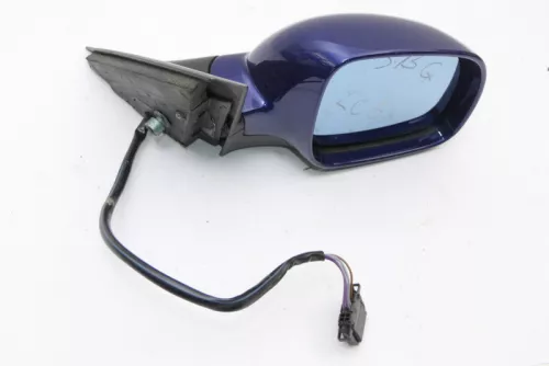 VW Passat 3B 3BG elektrischer Spiegel Außenspiegel rechts mit Glas blau LC5X (119025)