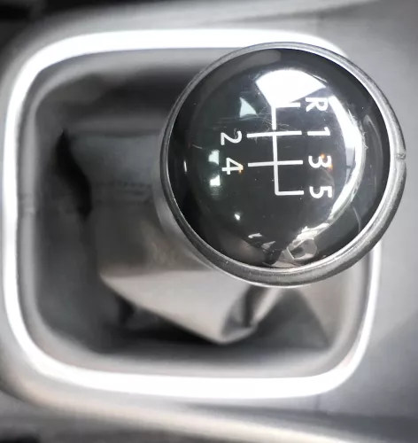 VW Polo 6R 6C Schaltknauf Schaltsack Schaltung Schaltknüppel Leder schwarz (119156)