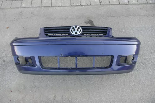 VW Polo 6N2 Stoßstange vorne Frontstoßstange Stoßfänger blau LB5N mit Grill (120366)