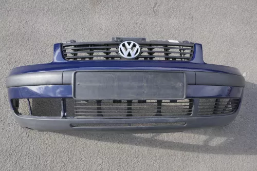 VW Passat 3B Stoßstange vorne Frontstoßstange Stoßfänger vorne blau LA5E (120742)