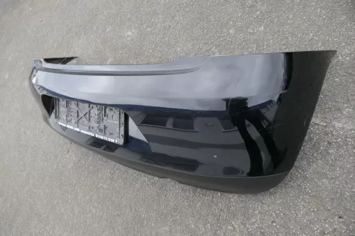 VW Fox 5Z Stoßstange hinten Stoßfänger schwarz L041 Heckstoßstange (120782)