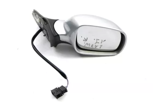 VW Golf 4 Bora elektrischer Spiegel vorne rechts Außenspiegel Silber LA7W reflex
