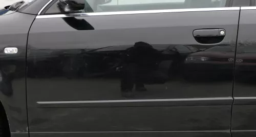 Audi A4 B6 8E nur Türblatt Tür vorne links Fahrertür schwarz LY9B Kombi + Limo c (122775)