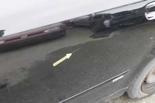 Audi A4 B6 8E Türblatt Tür hinten links schwarz LY9B Kombi+Limo -ohne Anbauteile (122776)