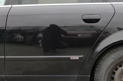 Audi A4 B6 8E Türblatt Tür hinten links schwarz LY9B Kombi+Limo -ohne Anbauteile (122776)