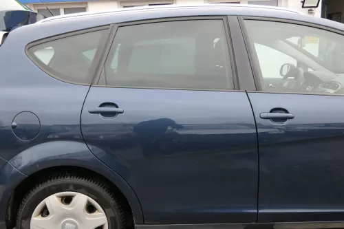 Seat Altea XL 5P Tür hinten rechts grau blau LS5Y - ohneAnbauteile (122796)