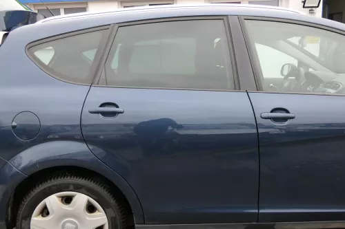 Seat Altea XL 5P Tür hinten rechts grau blau LS5Y - ohneAnbauteile (122796)
