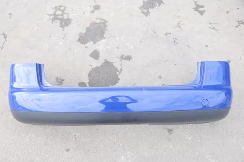 VW Touran 1T Stoßstange hinten Heckstoßstange Stoßfänger blau LL5M AHK (123048)