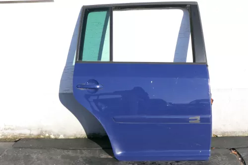 VW Touran 1T3 1T Tür hinten rechts Beifahrerseite blau LL5M  (123212)