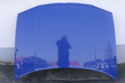 VW Golf 4 Motorhaube Haube Klappe vorne blau LA5C (123225)