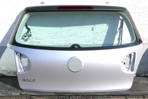 VW Golf 5 V Heckklappe hinten Kofferraumklappe mit Scheibe silber LA7W reflexsil (123243)