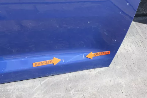 VW Touran 1T3 1T Tür vorne rechts Beifahrertür blau LL5M ohne Anbauteile (123360)