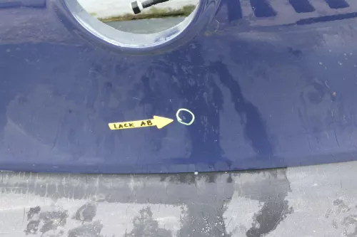 VW Golf 5 V Heckklappe hinten Kofferraumklappe mit Scheibe blau LA5G (123370)