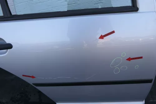 VW Golf 4 Bora Tür hinten rechts nur Kombi / Variant grau silber LA7W reflexsilb (123379)