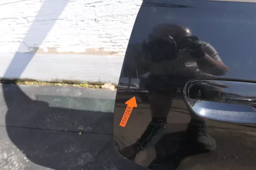 Audi A4 B5 Tür hinten rechts schwarz LY9B brilli(Leiste+Griff beachten) Facelift (123395)