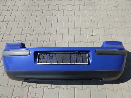 VW Golf 4 Limousine Stoßstange hinten Heckstoßstange Stoßfänger BLAU LW5Z (123413)