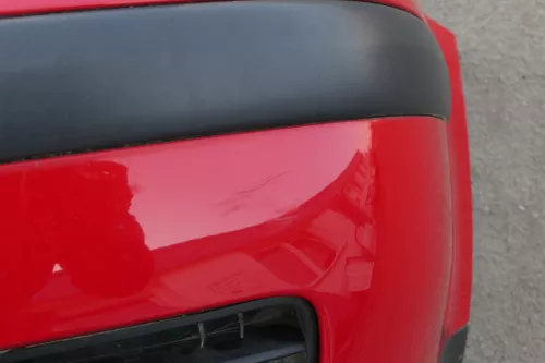 VW Golf 4 Stoßstange vorne Frontstoßstange Stoßfänger rot LP3G SWR (123488)