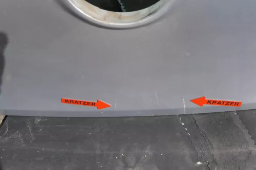 VW Golf 5 V Heckklappe hinten Kofferraumklappe mit Scheibe silber LA7W reflex (123504)